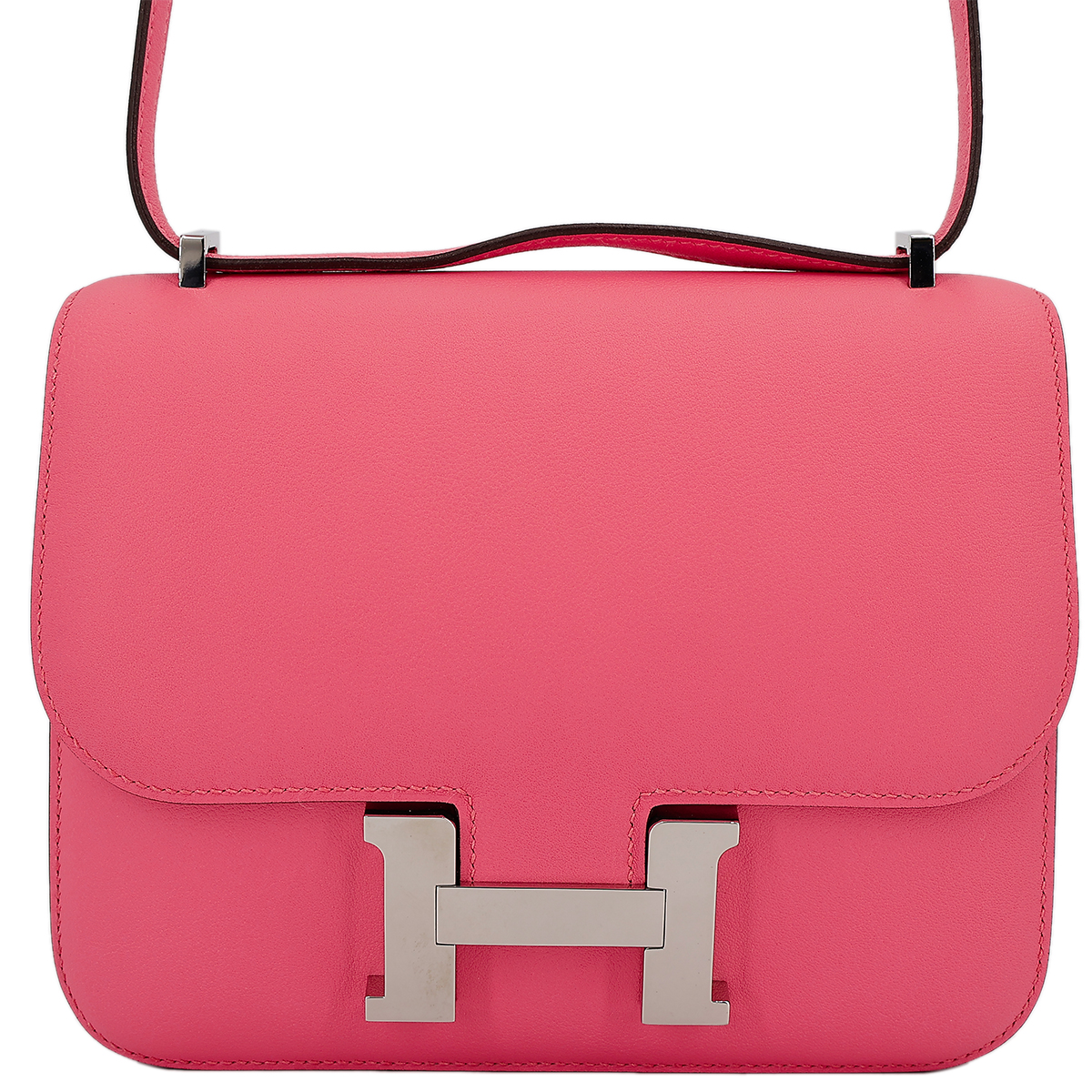 HERMÈS エルメス コンスタンスミニ ローズアザレ スイフト シルバー
