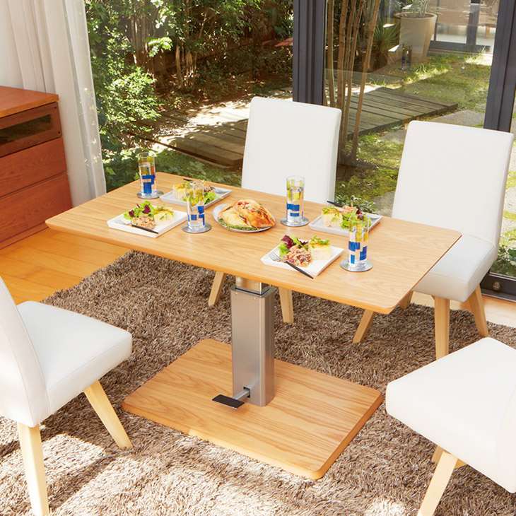 ローテーブル 昇降式 ホワイト」の人気商品一覧 | 安い商品を通販