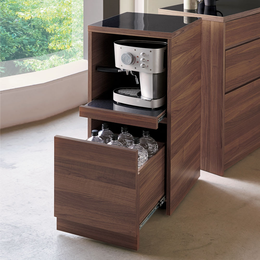 Granite/グラニト アイランドカウンター キャスター付き間仕切ワゴン