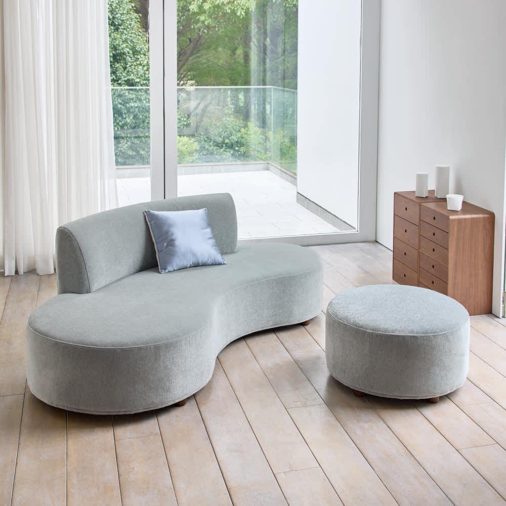 Moule/ムール フリースタイル カバーリングソファ 座って右ラウンド