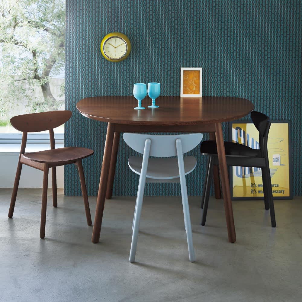 cobrina/コブリナ オーク天然木 ダイニングチェア 板座 通販 - ディノス