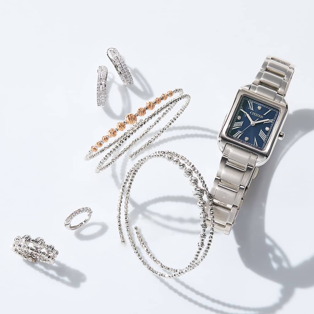 K18 ミラーボール スパイラル リング 通販 - ディノス