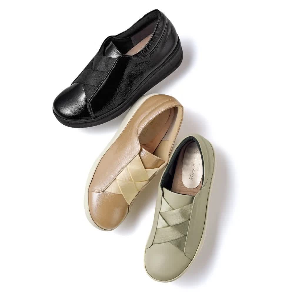 Miss Kyouko/ミスキョウコ 4E クロスゴム オパンケ スニーカー（はっ水