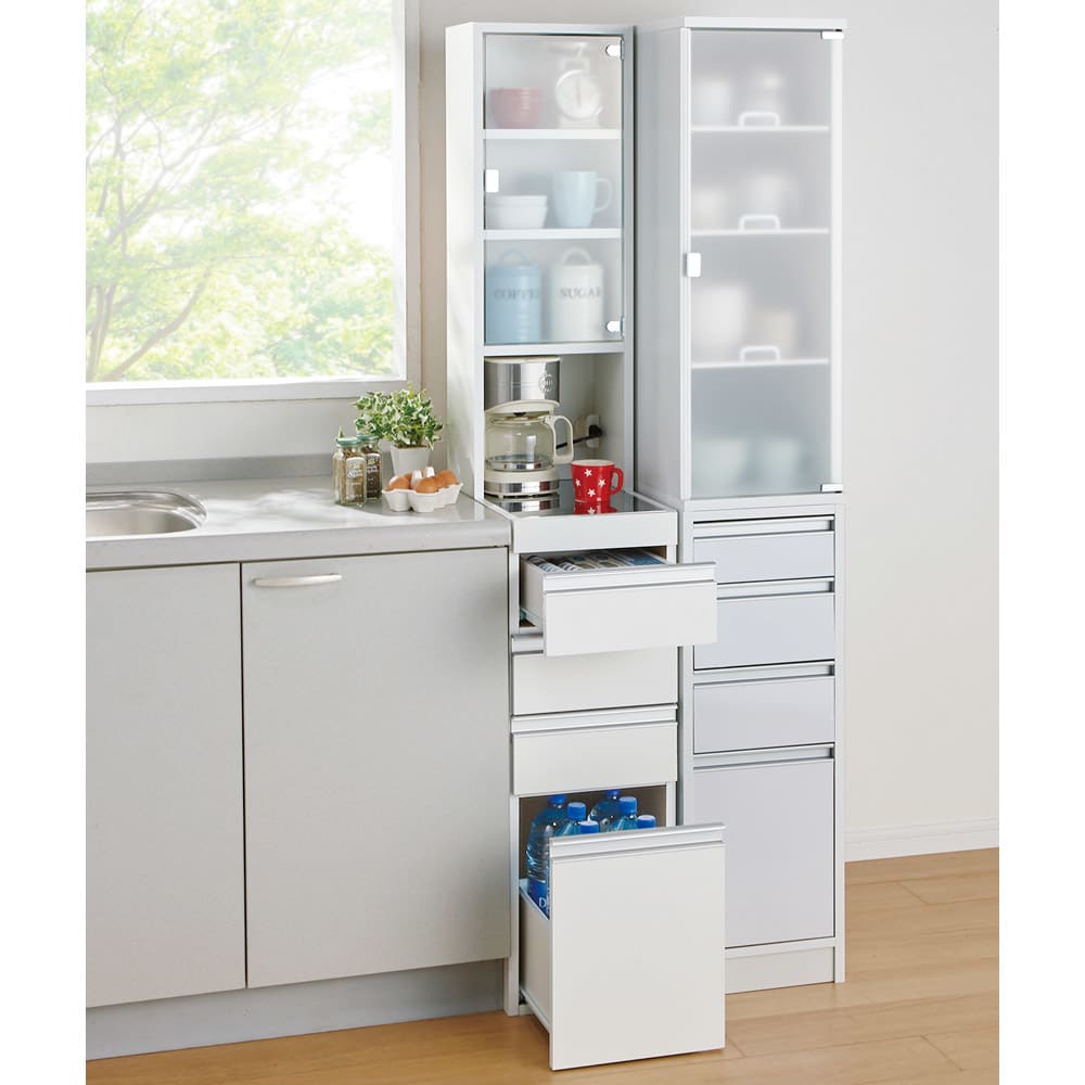 6104 ステンレス天板シンクサイド収納庫3段 幅200 楽天市場