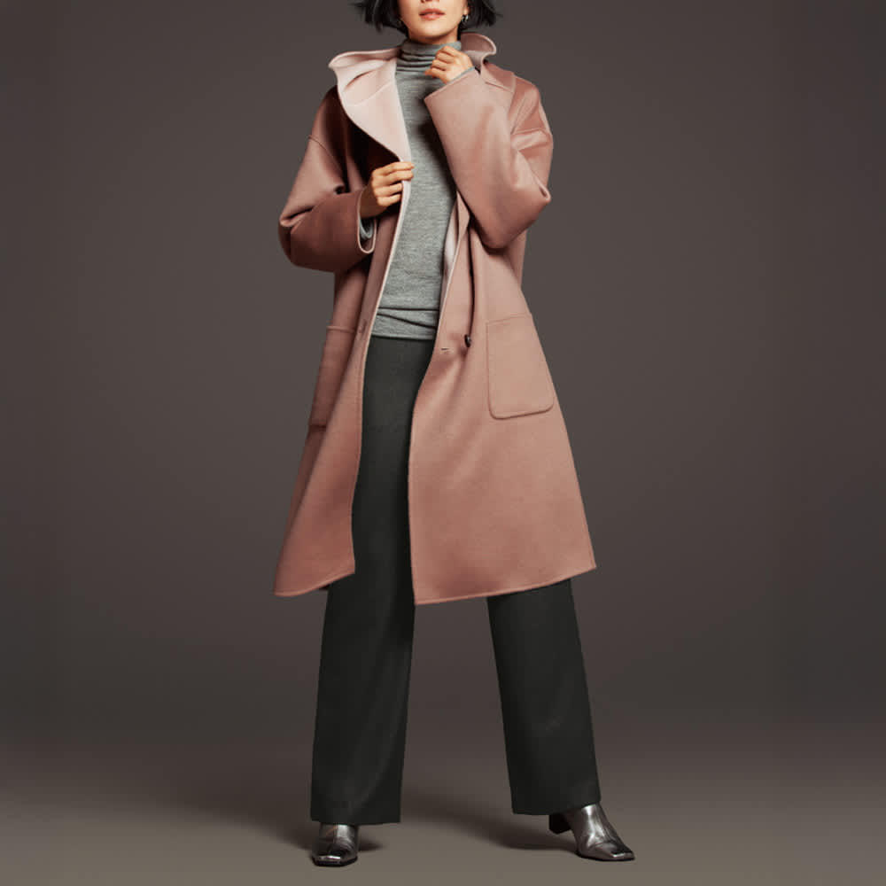 ルイジ・コロンボ」 カシミヤ素材 リバーシブル コート 通販 - ディノス