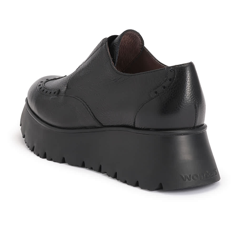wonders/ワンダース 厚底ウィングチップ ローファー（スペイン製