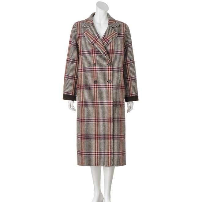 イタリア素材 ダブルフェイス リバーシブルコート 通販 - ディノス