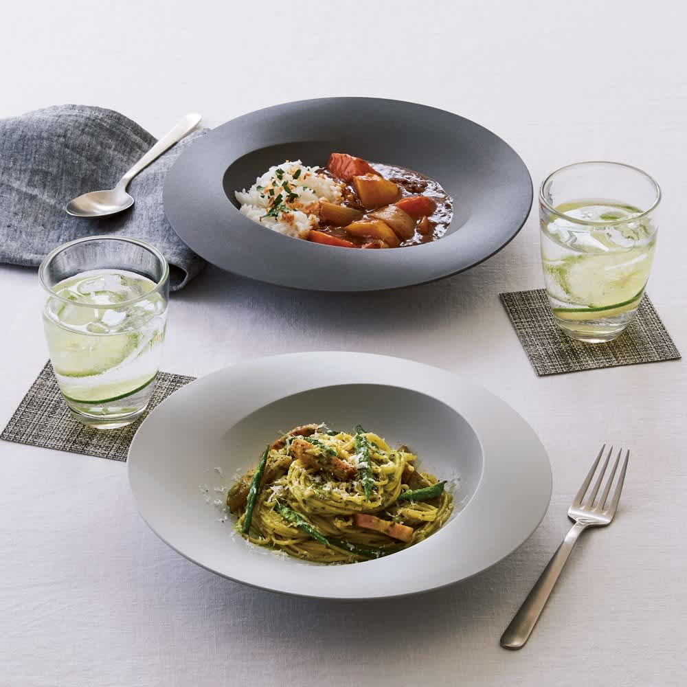 ARAS スクープ 直径25.7cm 割れない深皿 同色2枚組 通販 - ディノス