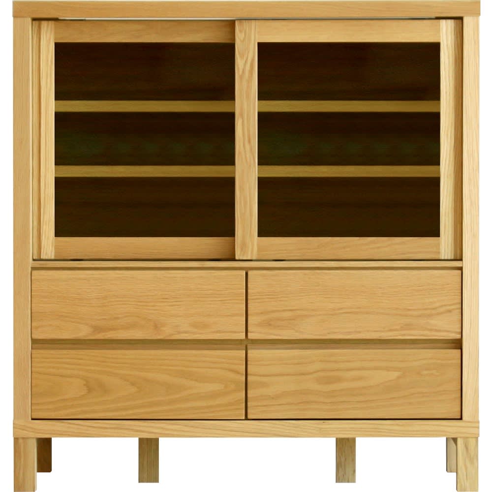 Cano/カノ リビングボード 幅85cmロー ホワイトオーク 通販 - ディノス