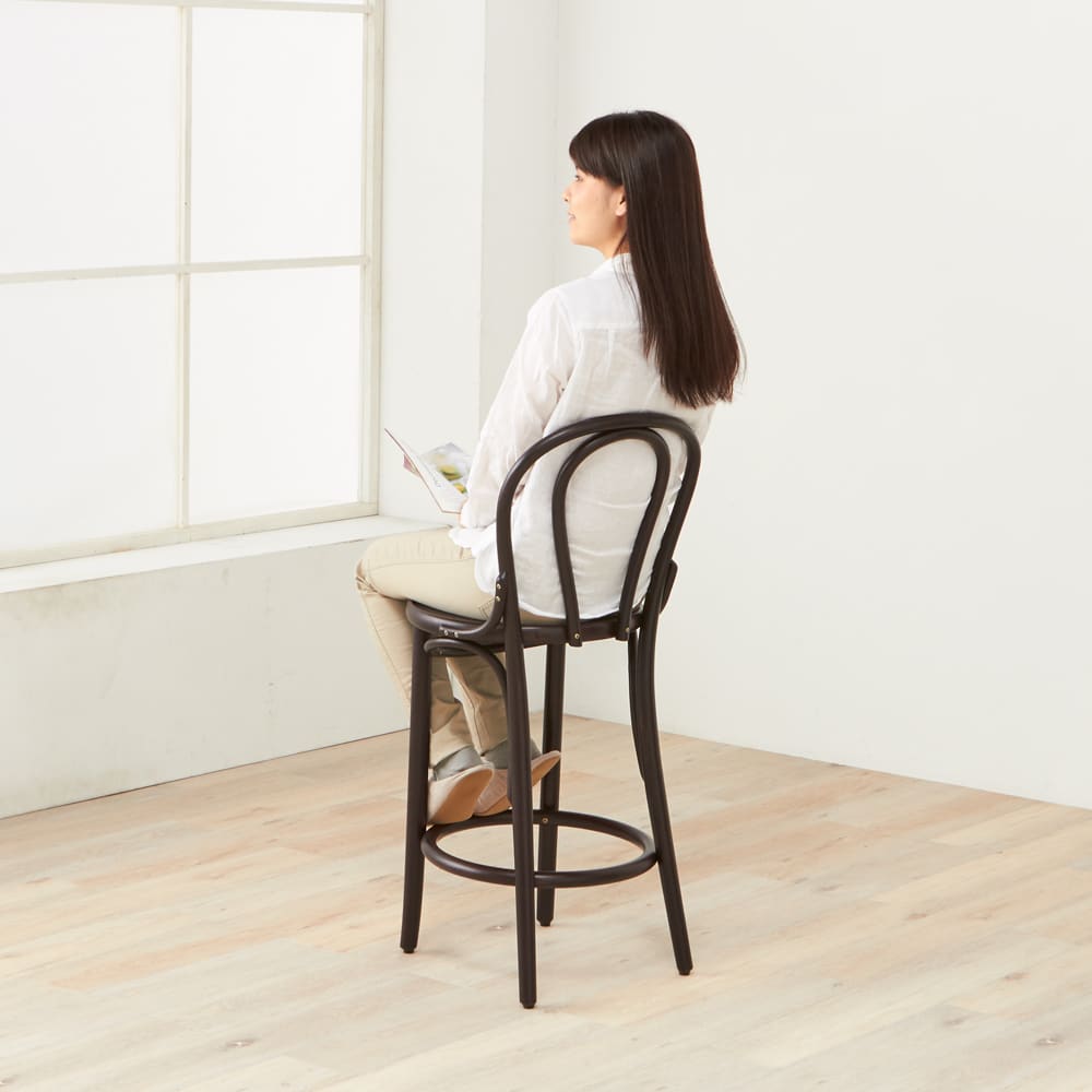 No.18 カウンターチェア 曲げ木天然木ハイスツール ［TON・トン］ 通販