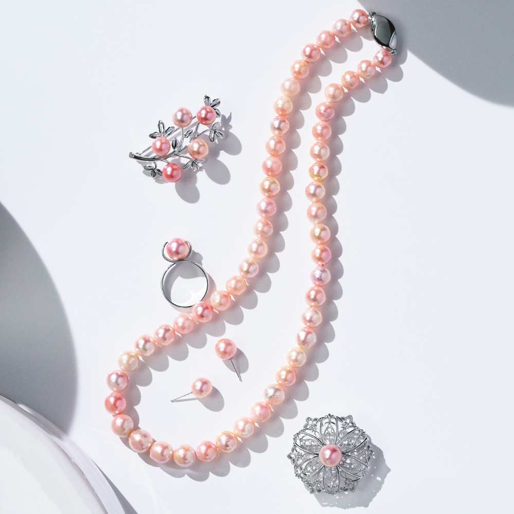 大倉珊瑚店 SV コラーロパール デザインネックレス 通販 - ディノス