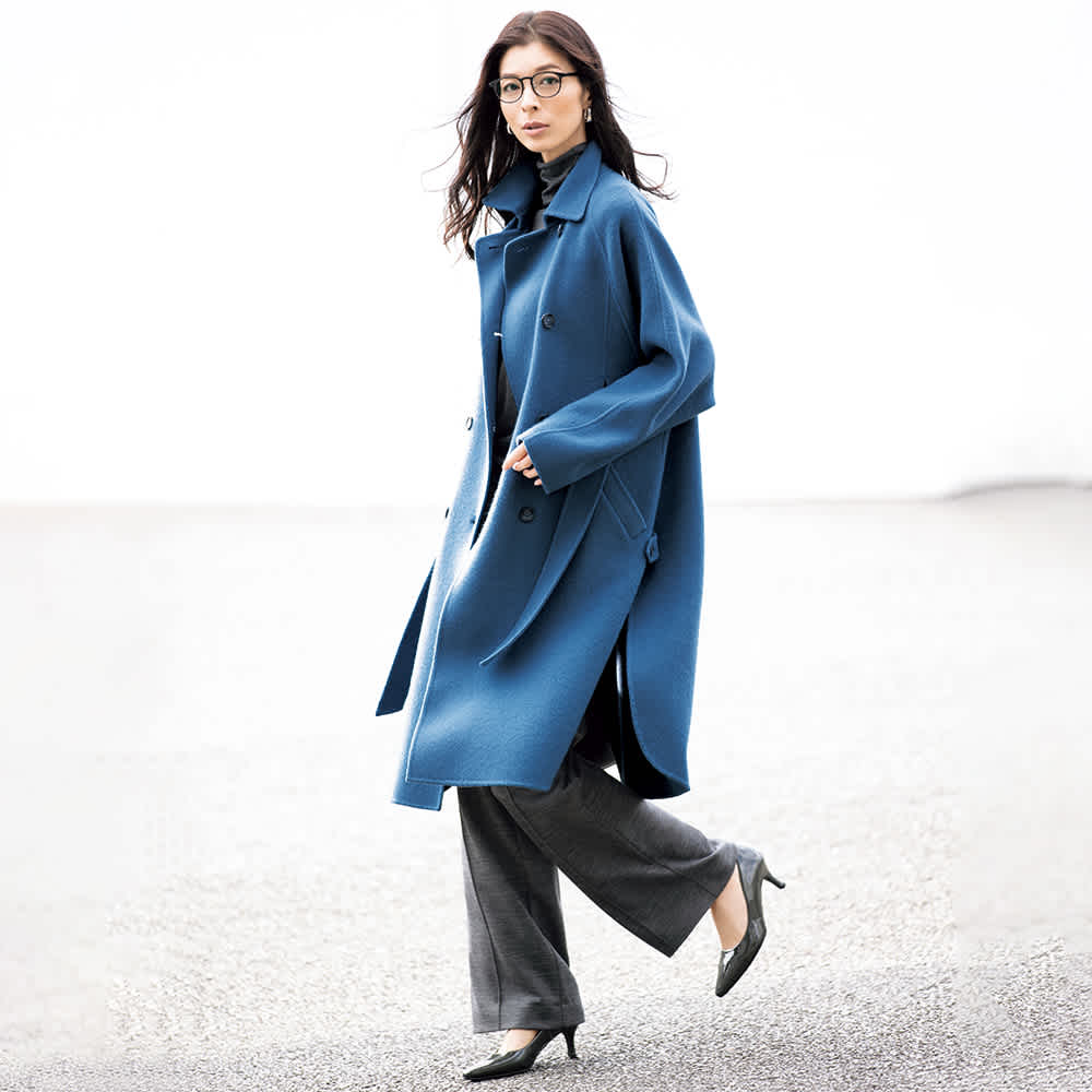 一重仕立て ケープ風 トレンチコート 通販 - ディノス