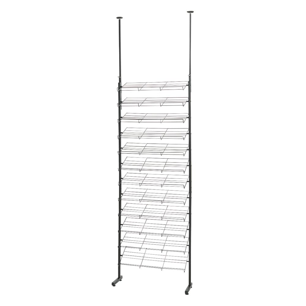 ブルックリン風 突っ張りシューズラック3列 幅72cm 通販 - ディノス