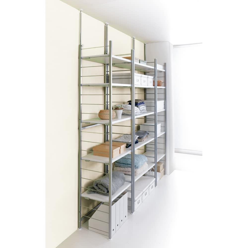 突っ張り式高さ調節シリーズ シェルフラック 幅90奥行20cm 通販 - ディノス