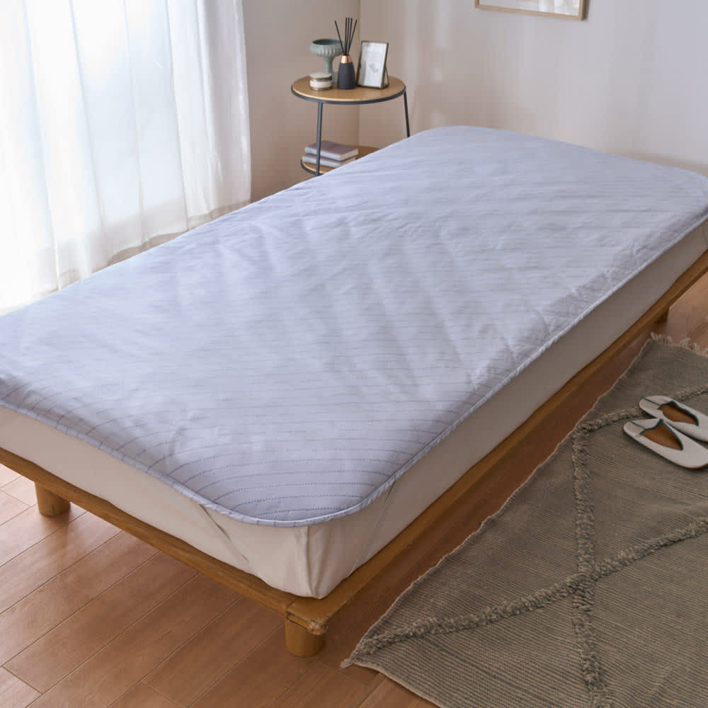 綿100％生地のダニゼロック布団 敷きパッド 通販 - ディノス