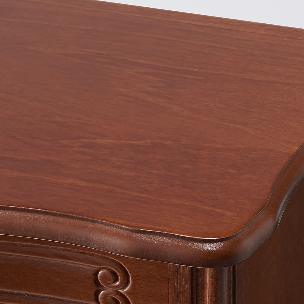 イタリア製 コンパクト収納家具シリーズ 猫脚サイドチェスト 3杯タイプ