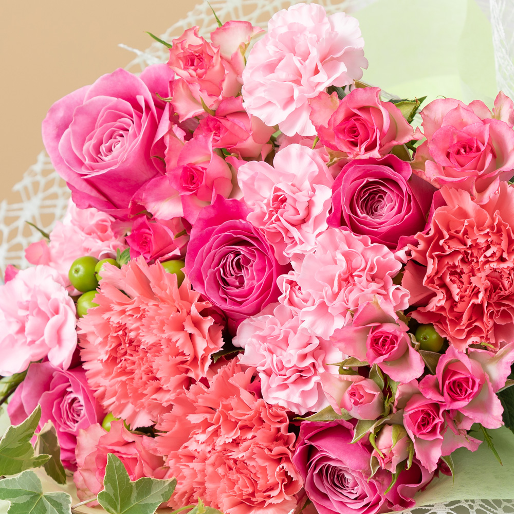 花束「Ma cherie（マ・シェリー）L～ Rose～」｜フラワーギフト通販