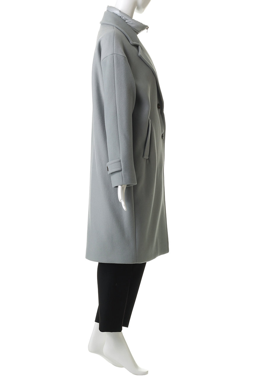 HERNO(ヘルノ)｜ウール中綿コンビ コート/グレー の通販｜ELLESHOP