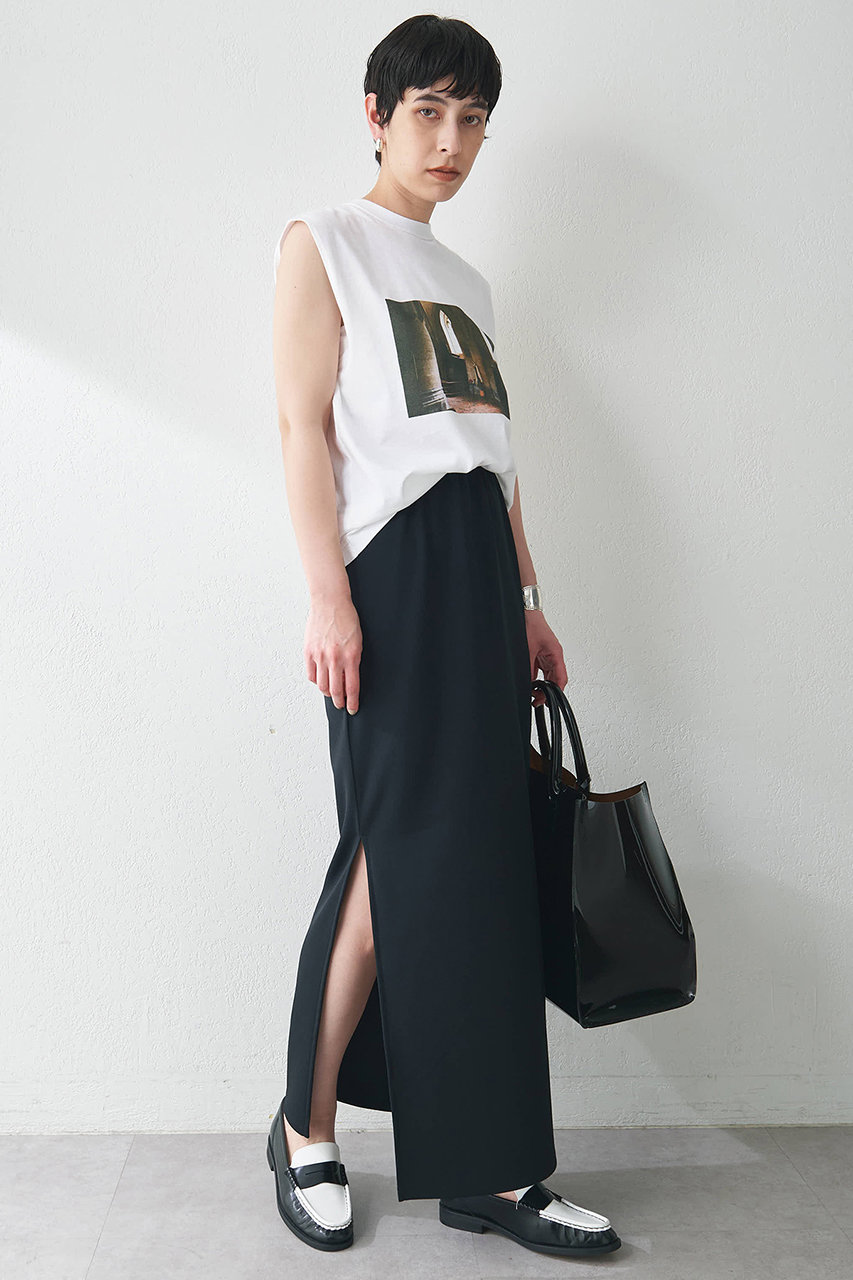 Whim Gazette(ウィム ガゼット)｜カットジョーゼットスリットスカート