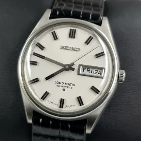 Seiko Lord Matic 5606-7040 Stainless steel Silver 1968 Turkey