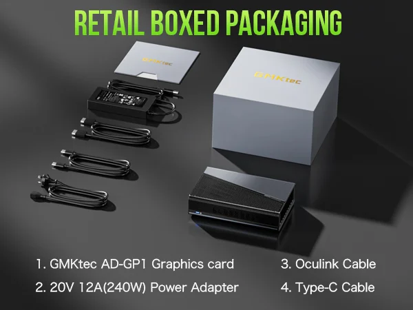 AMD Radeon 7600M XT-- AD-GP1 External GPU Docking Station