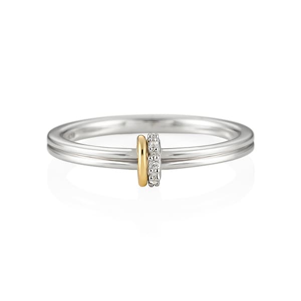 シルバー/K10イエローゴールド リング | 112534141301 | 【公式】4