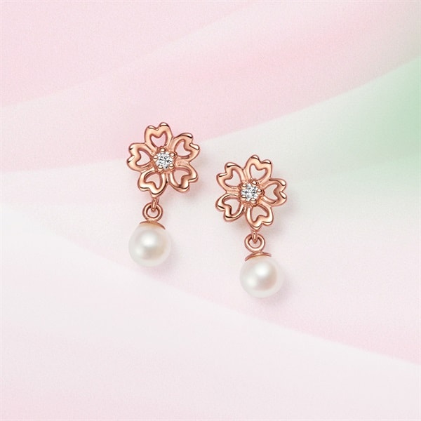 K10ピンクゴールド ピアス | 152516253104 | 【公式】Canal4℃ (カナル