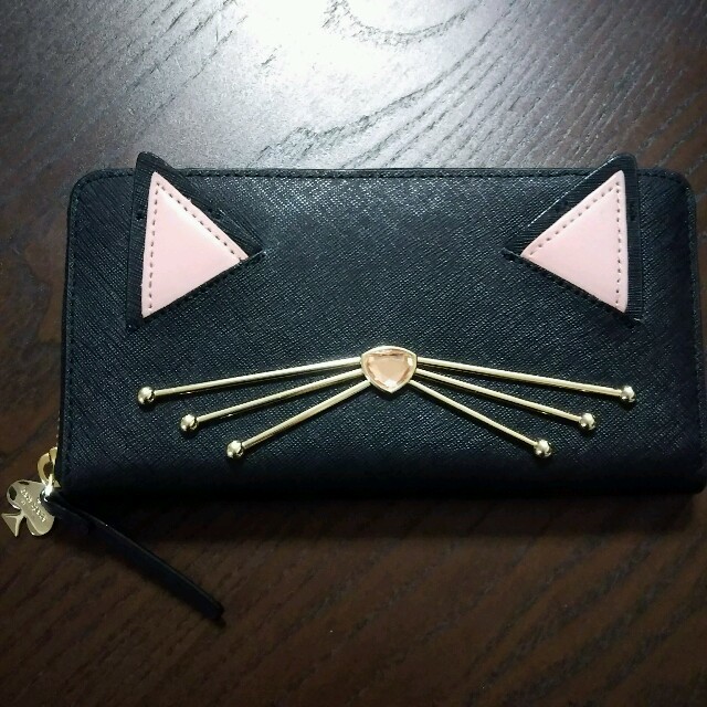 kate spade NEW YORK - 最新作☆2017 ケイトスペード ネコ 長財布 猫