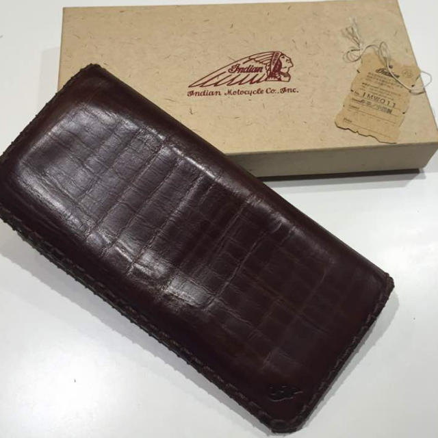 Indian - インディアンモトサイクル☺︎ ブラウンレザーウォレット ※美