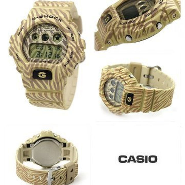 CASIO - カシオ時計☆鮮烈でインパクト！！フルワントーンのゼブラ柄