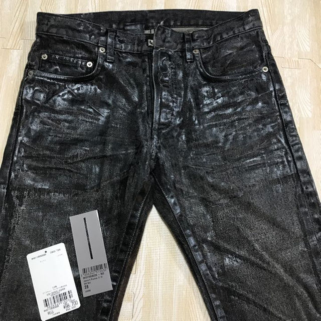 DIOR HOMME - dior homme ラスターコーティング デニム 28 黒 エディ期