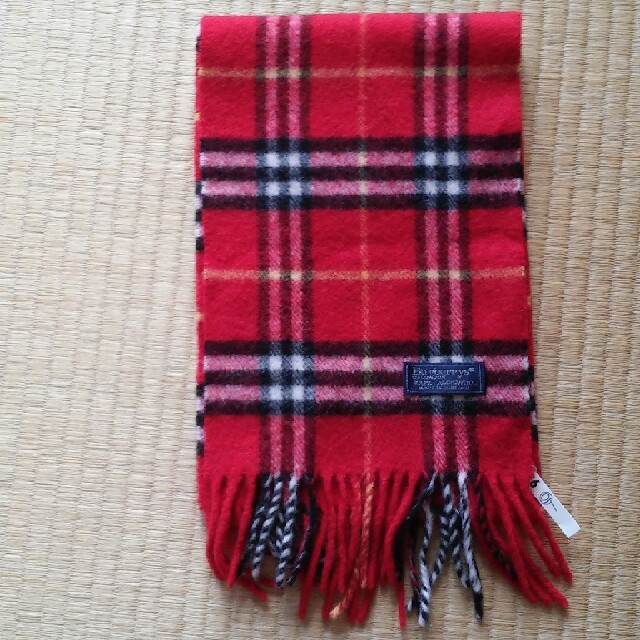 BURBERRY - 専用 BURBERRY バーバリー マフラー 赤 レッドの通販 by