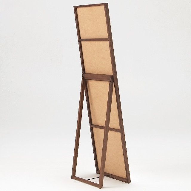 MUJI (無印良品) - 無印良品 MUJI ウォールナット材ミラー大 無垢材を