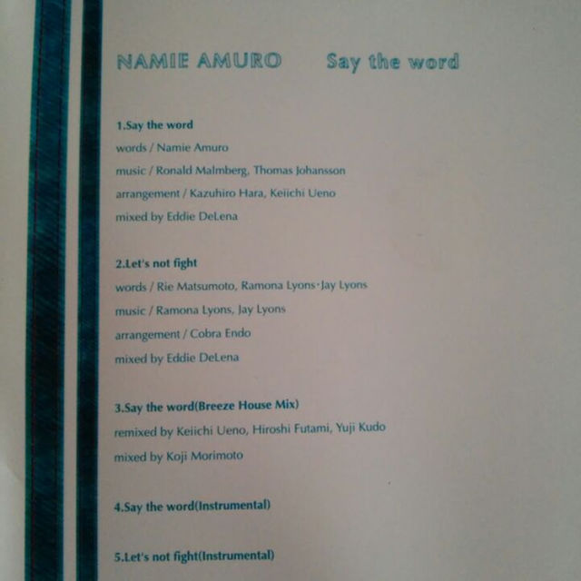 安室奈美恵 Say the wordの通販 by ღpink_loving_bellღ｜ラクマ
