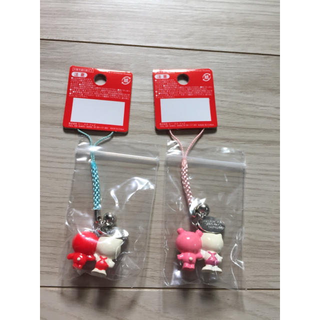 新品】USJ ストラップ キティ エルモ ピンクパンサーの通販 by なぎさ