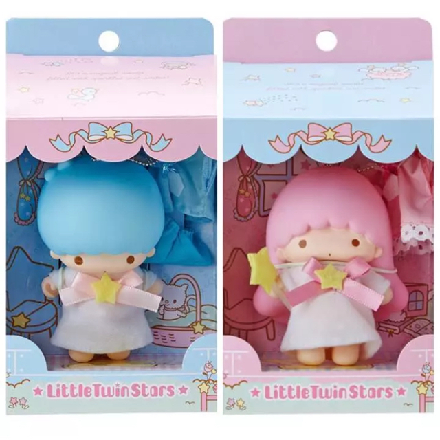 リトルツインスターズ - サンリオ キキララ 着せ替えソフビドールの