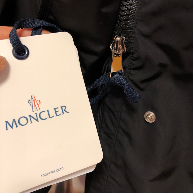 MONCLER - モンクレールANTHEMIS黒0サイズモッズコート春まで着れます