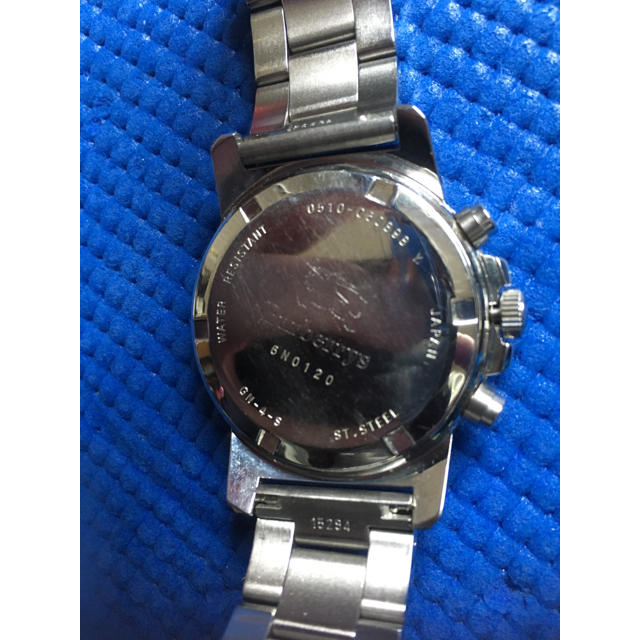 BURBERRY - バーバリーメンズ腕時計ウォッチ黒銀ブラックシルバー箱取