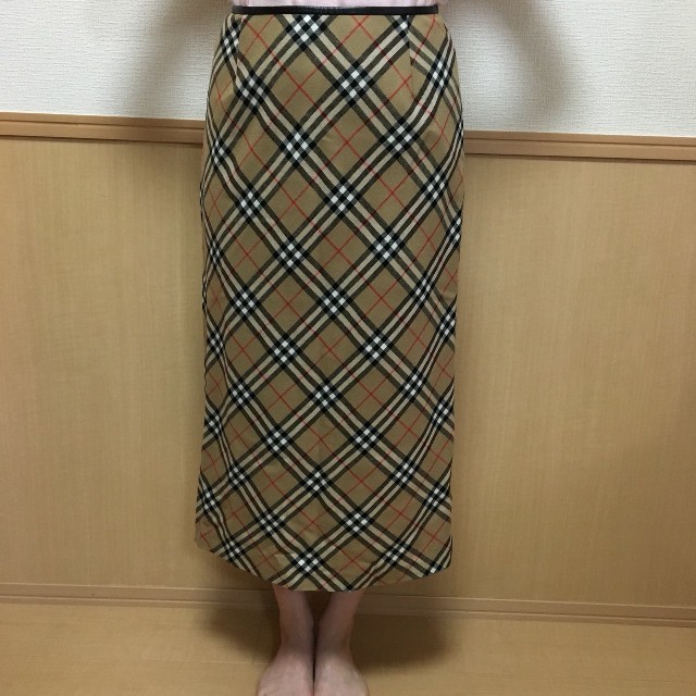 BURBERRY - バーバリー ロングスカート ノバチェック ベージュの通販