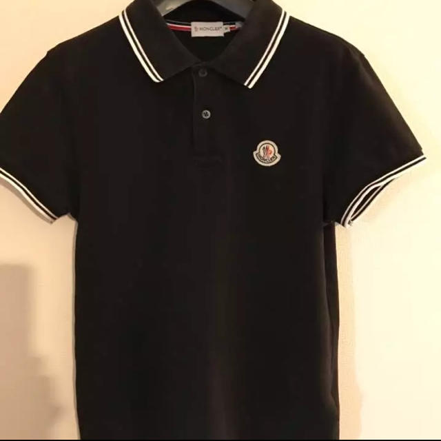 MONCLER - モンクレール ポロシャツ Mサイズ スリムフィット ブラック
