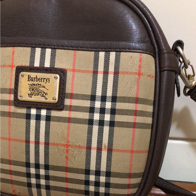 BURBERRY - 中古品 old Burberry ショルダーバッグ ノヴァチェックの