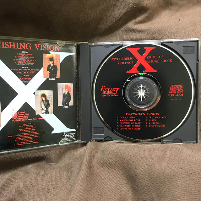 廃盤CD！X vanishing vision XJAPANの通販 by Santa Monica｜ラクマ