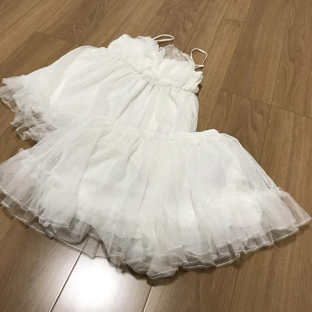 gelato pique - 未使用 gelato piqué チュールキャミソール&ショート