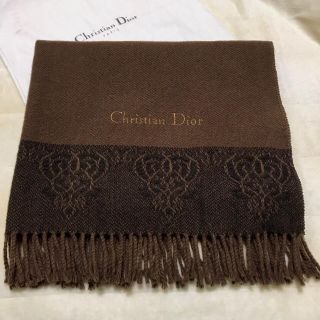 Christian Dior（マフラー/ショール ・ ブラウン/茶色系）のフリマ