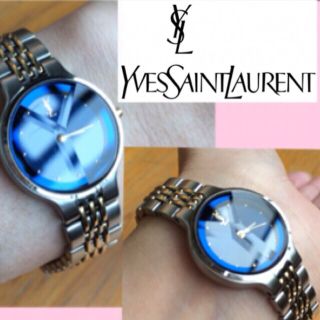 SAINT LAURENT（腕時計 ・ ブルー・ネイビー/青色系）のフリマアイテム一覧