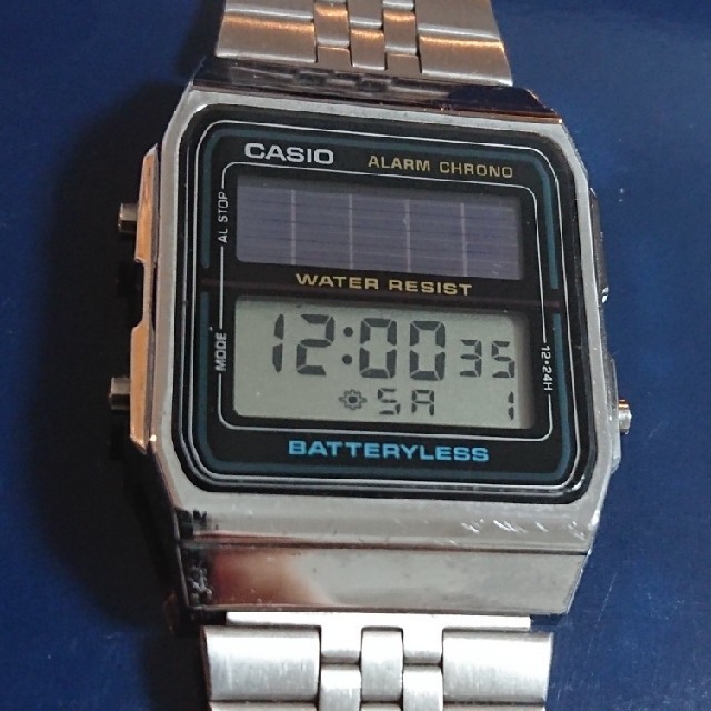 CASIO - casio AL-180 ソーラー 腕時計 廃盤の通販 by bossatrio's