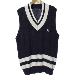 FRED PERRY - FREDPERRY ニットベスト フレッドペリーの通販 by T shop