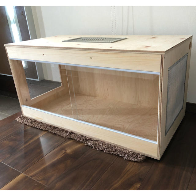 木製ケージ 爬虫類 小動物 オーダー可 カスタムベースにどうぞ！の通販