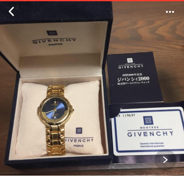 GIVENCHY - GIVENCHY ジバンシィ 18 金 腕 時計 2000 レアの通販 by M
