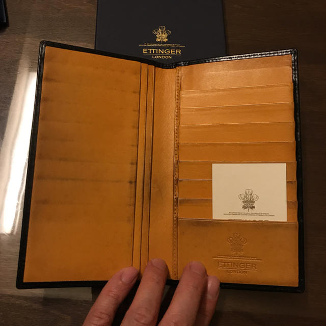 ETTINGER - エッティンガー長財布 ネイビーの通販 by Kobundo